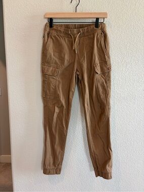 Boys Ring of Fire Tan Cargo Jogger Pants Size 14